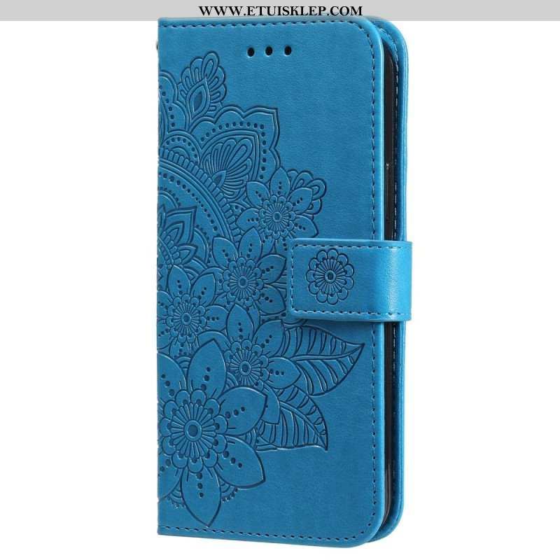 Etui Folio do Xiaomi 12T / 12T Pro z Łańcuch Paskowata Mandala